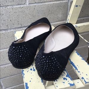Black Nine West flats